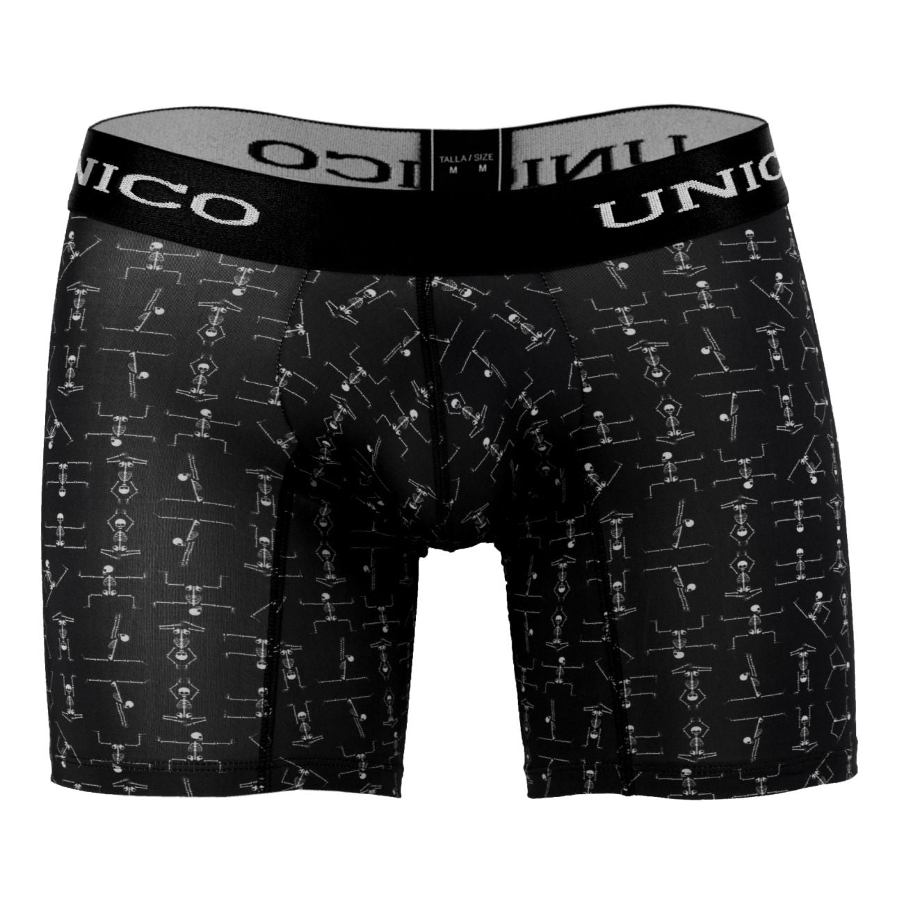 Unico 1803010021399 Boxer Briefs Skelleton Black Printed