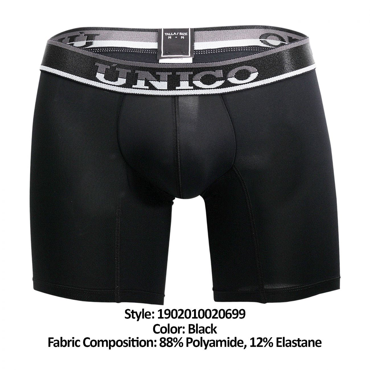 Unico 1902010020699 Boxer Briefs National Black
