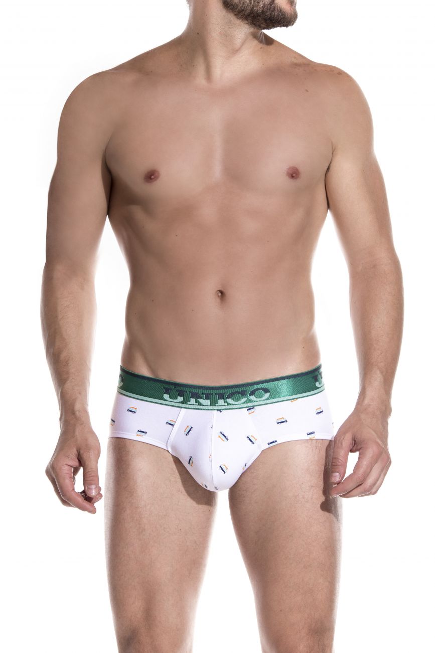 Unico 1902020111400 Briefs Fusion White Printed