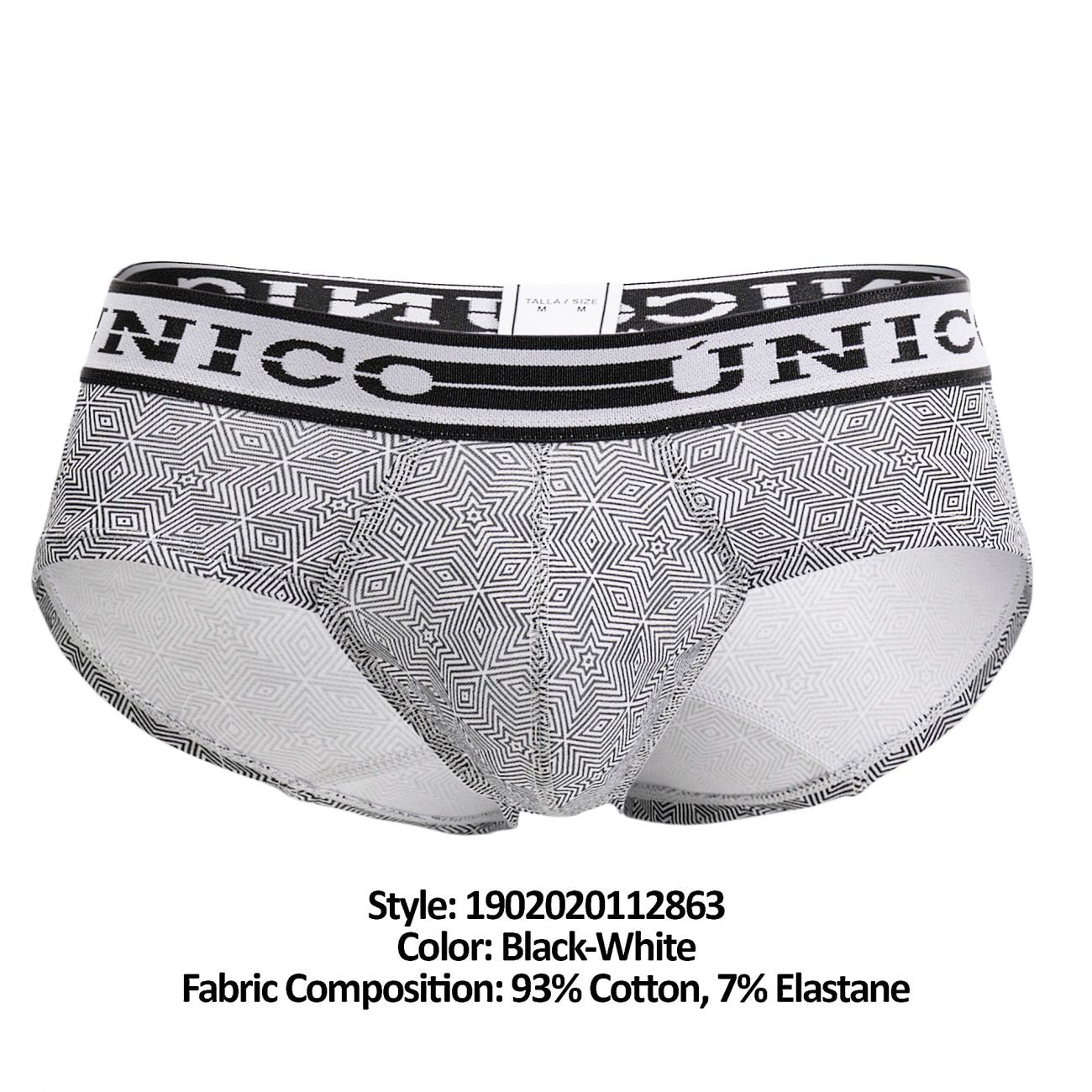 Unico 1902020112863 Briefs Techne Black-White
