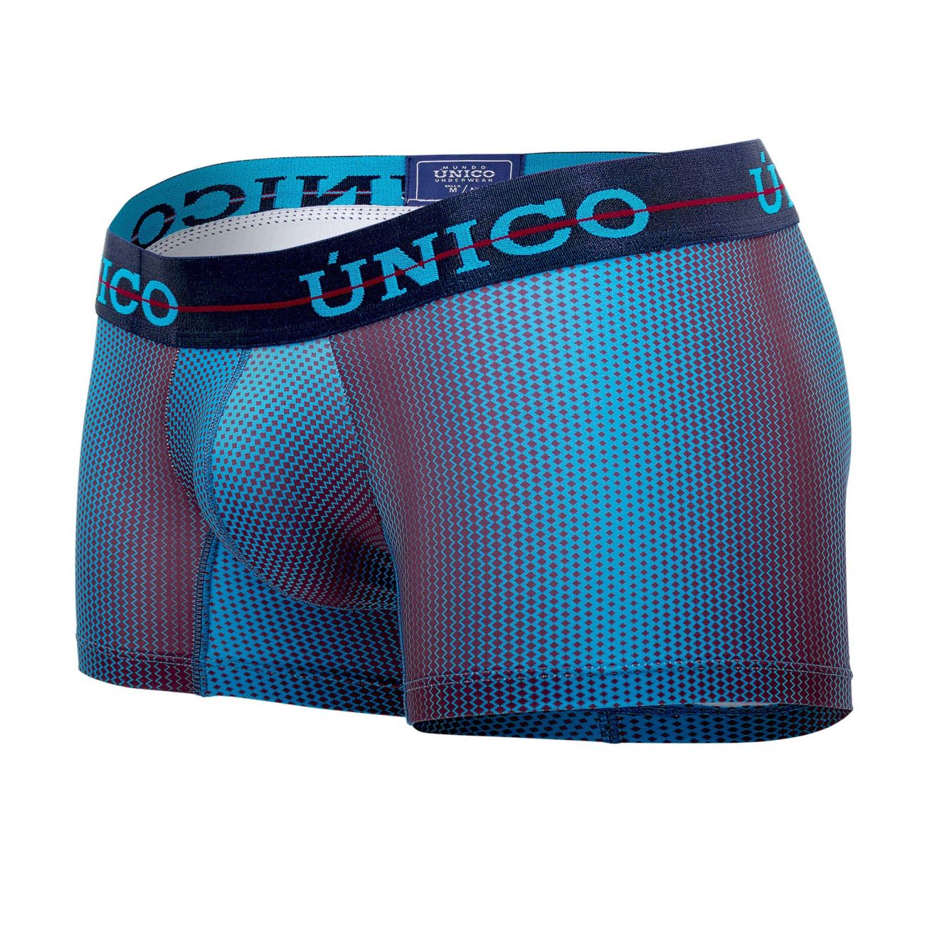 Unico 1907010014529 Trunks Tornasol Blue Printed