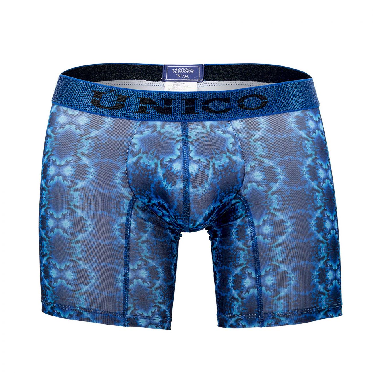 Unico 1908010026046 Boxer Briefs Bruma Blue Printed