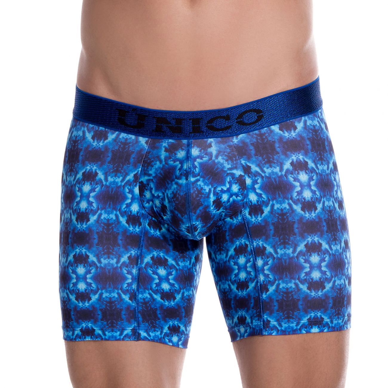 Unico 1908010026046 Boxer Briefs Bruma Blue Printed