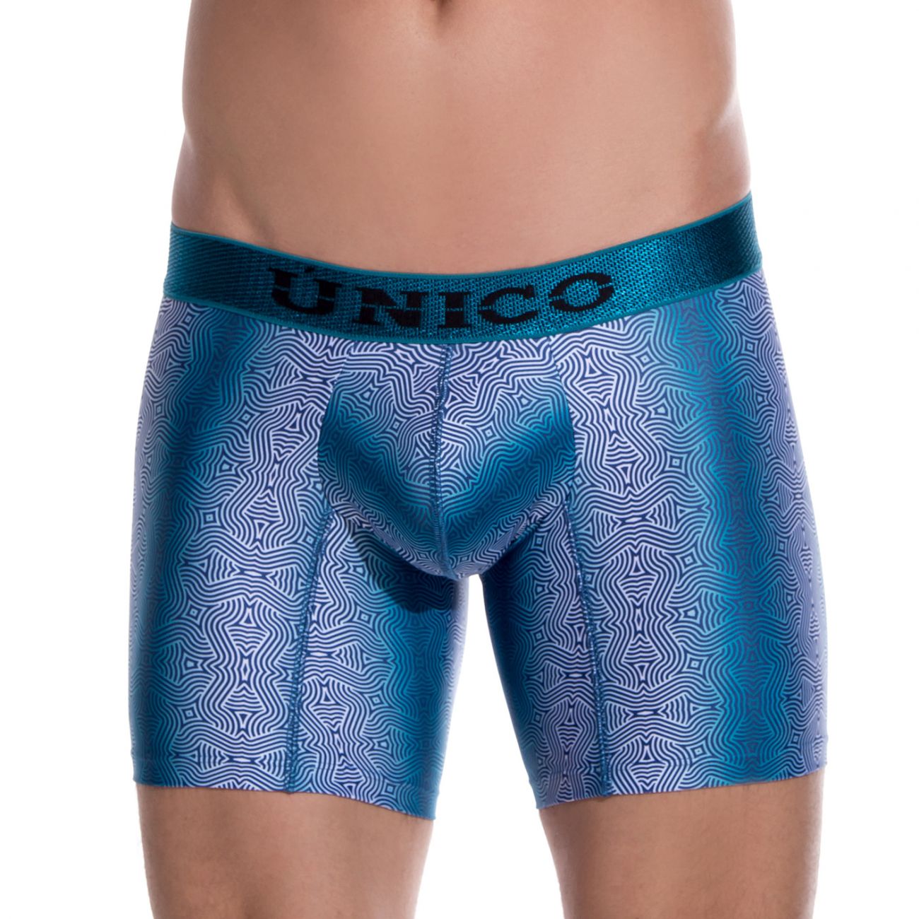Unico 1908010026129 Boxer Briefs Luminiscente Blue Printed