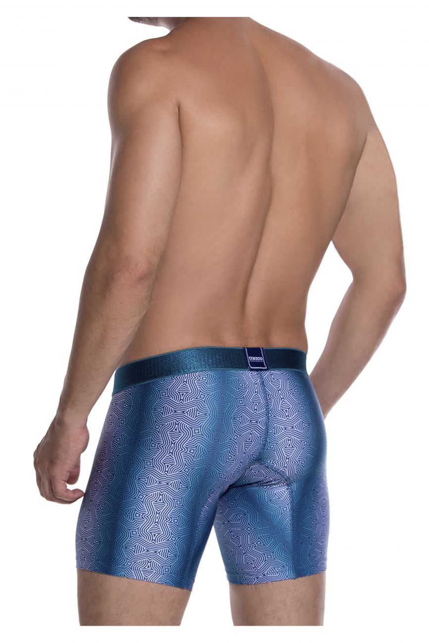 Unico 1908010026129 Boxer Briefs Luminiscente Blue Printed