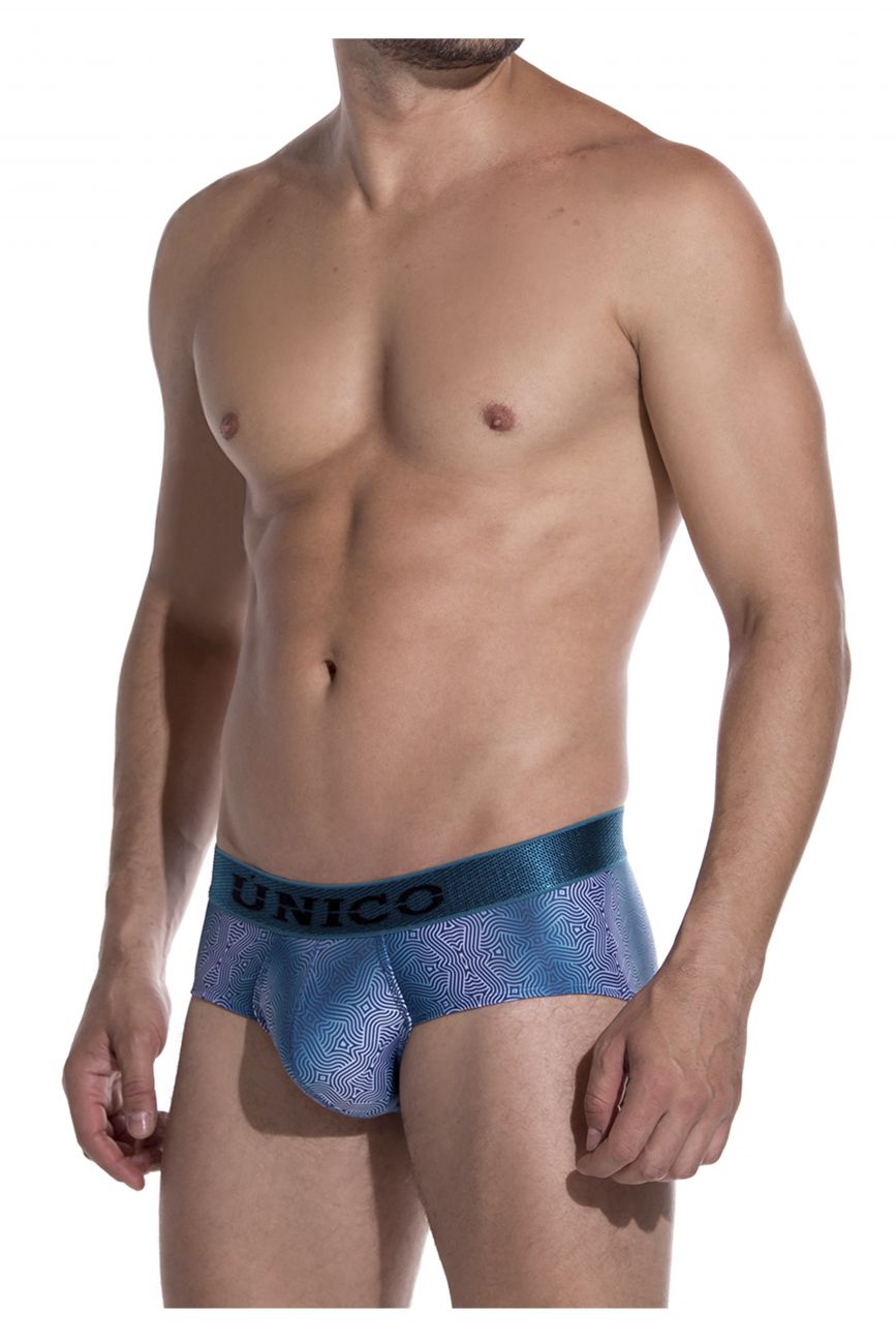 Unico 1908020116129 Briefs Luminiscente Blue Printed