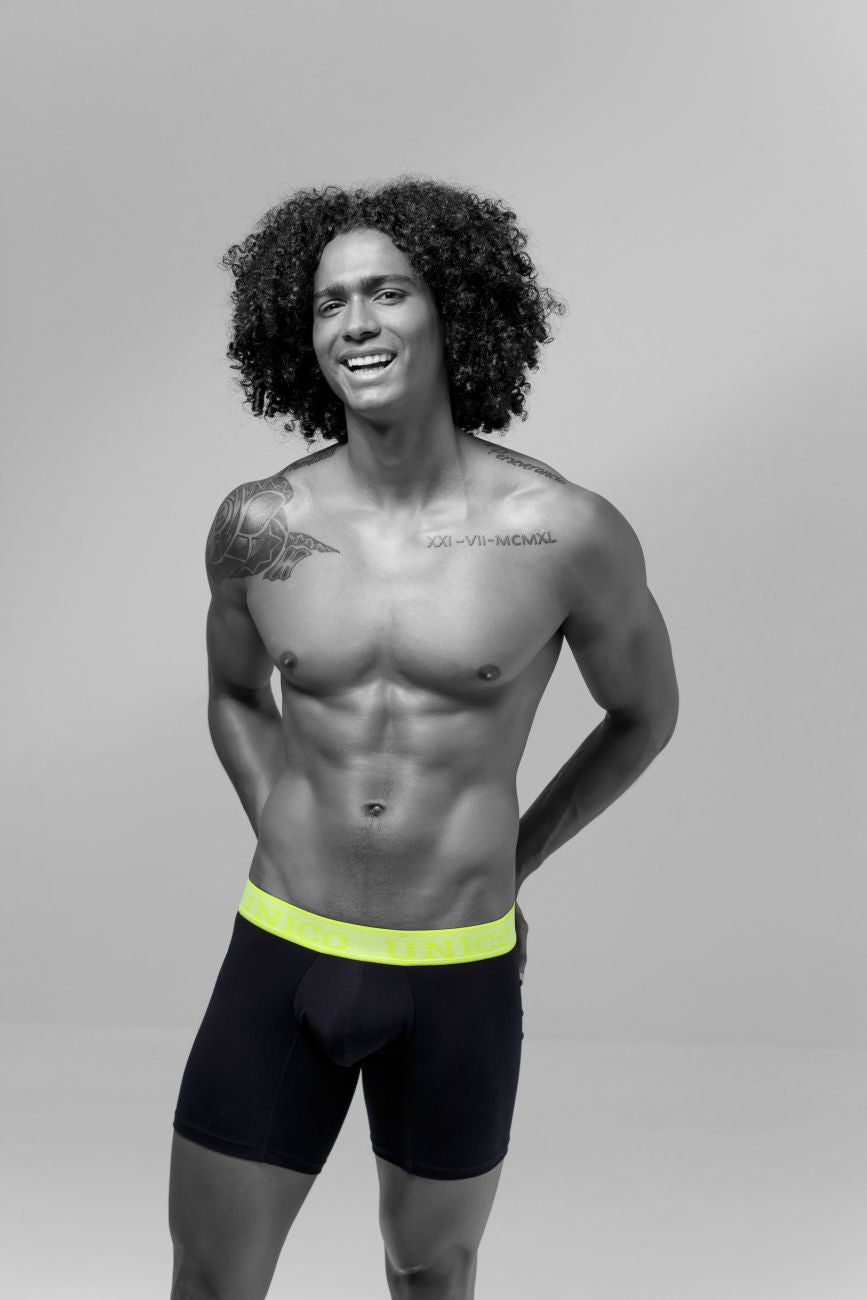 Unico 19160100211 COLORS Captacion Boxer Briefs Black