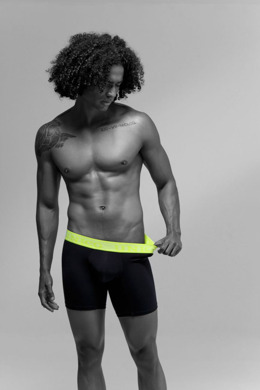 Unico 19160100211 COLORS Captacion Boxer Briefs Black