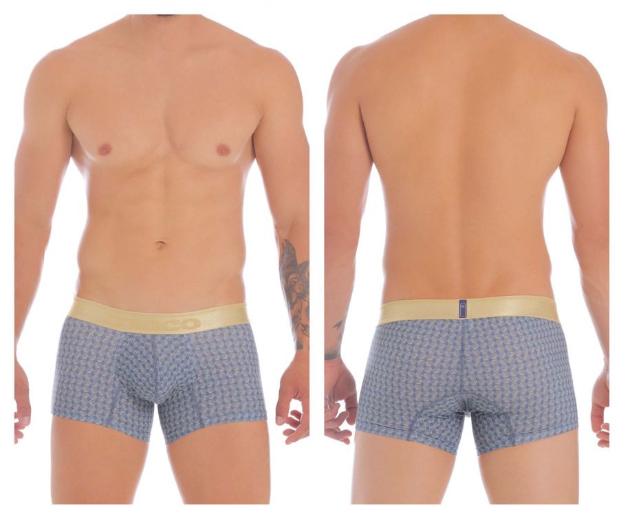 Unico 20070100104 Lucido Trunks Gray Printed