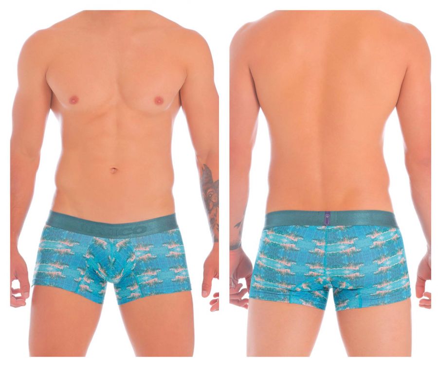Unico 20070100131 Waterfront Trunks Blue Printed