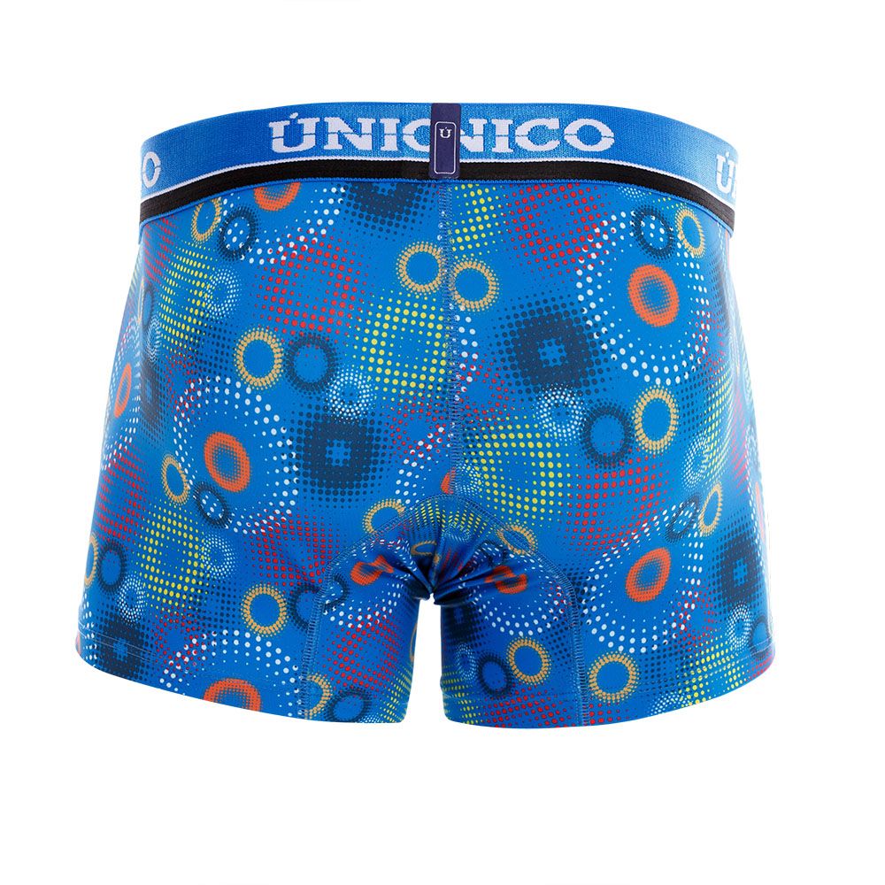 Unico 21110100107 Circle Dots Trunks Blue Printed