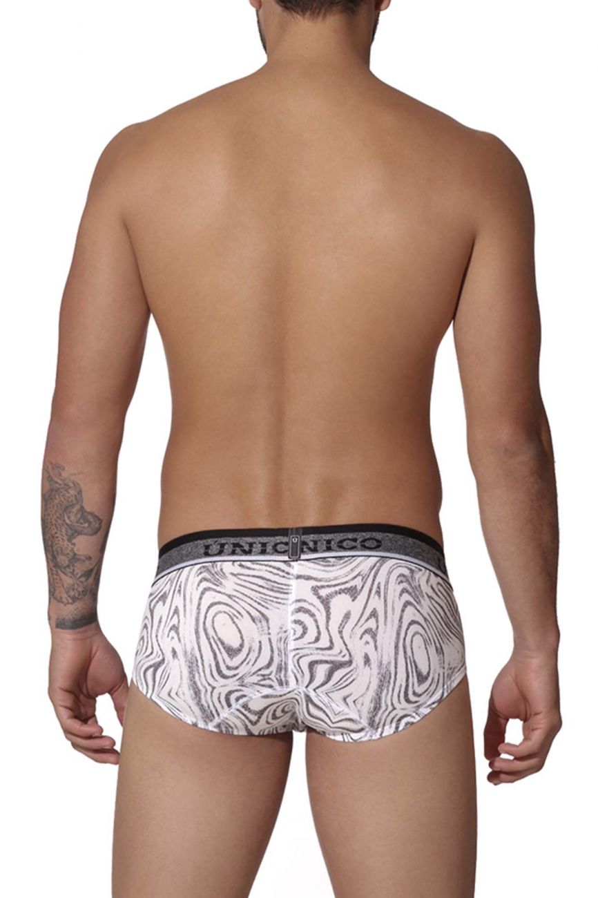 Unico 22020201106 Rastro Briefs White Printed