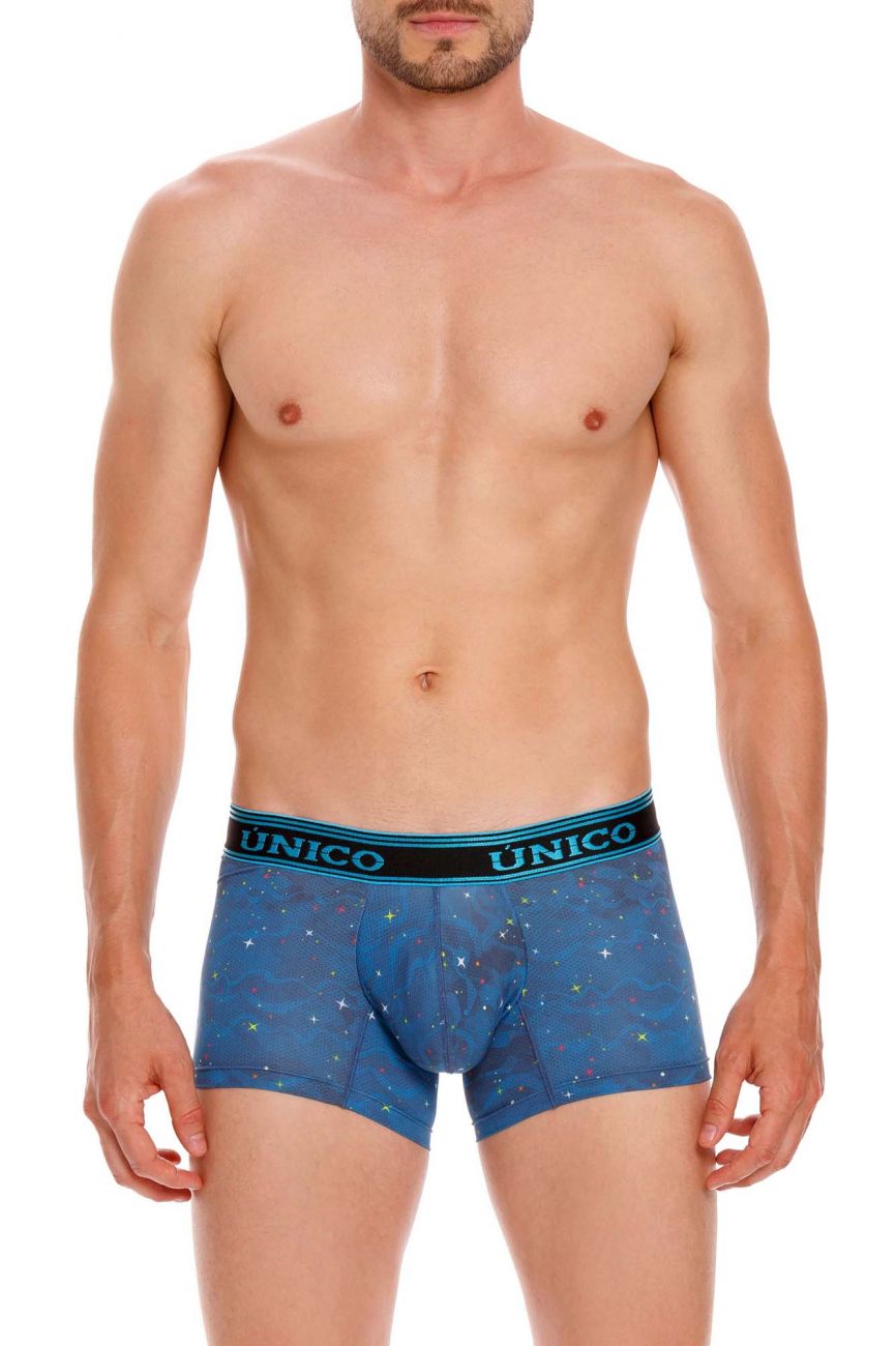 Unico 22040100106 Aloe Trunks Blue Printed