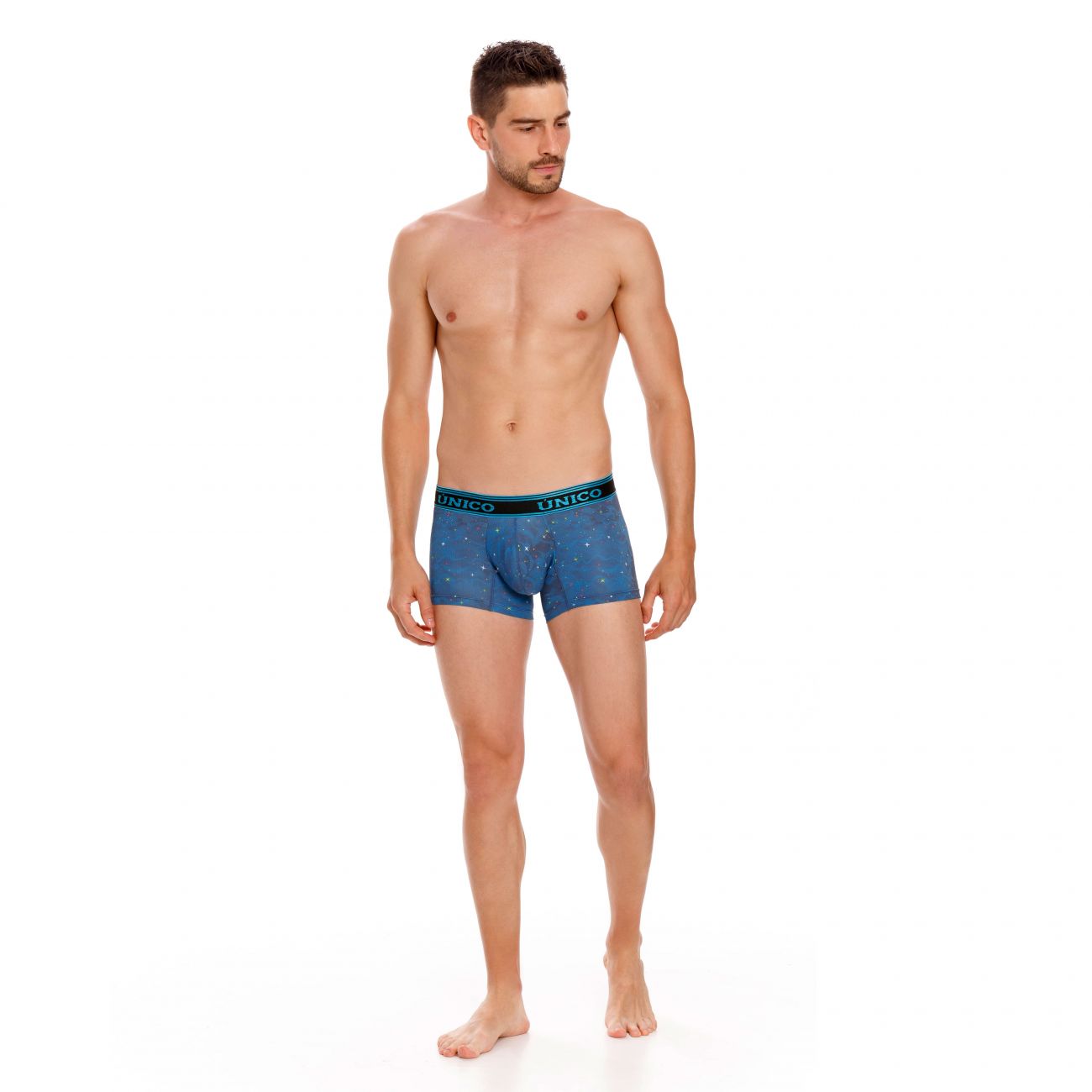 Unico 22040100106 Aloe Trunks Blue Printed