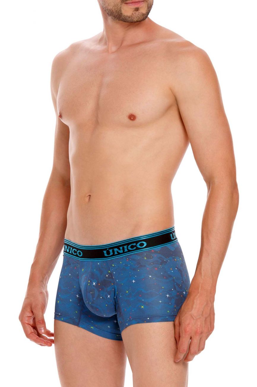 Unico 22040100106 Aloe Trunks Blue Printed