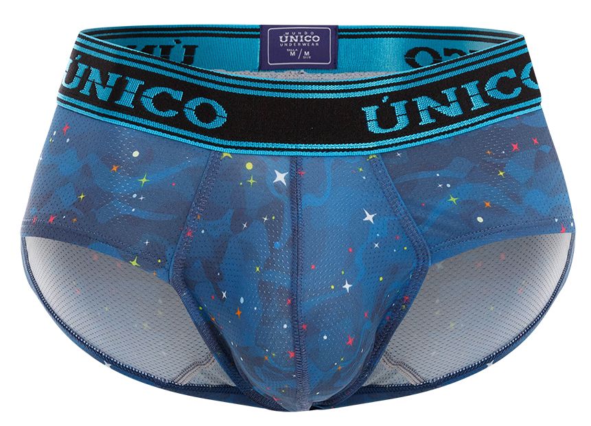 Unico 22040201106 Aloe Briefs Blue Printed