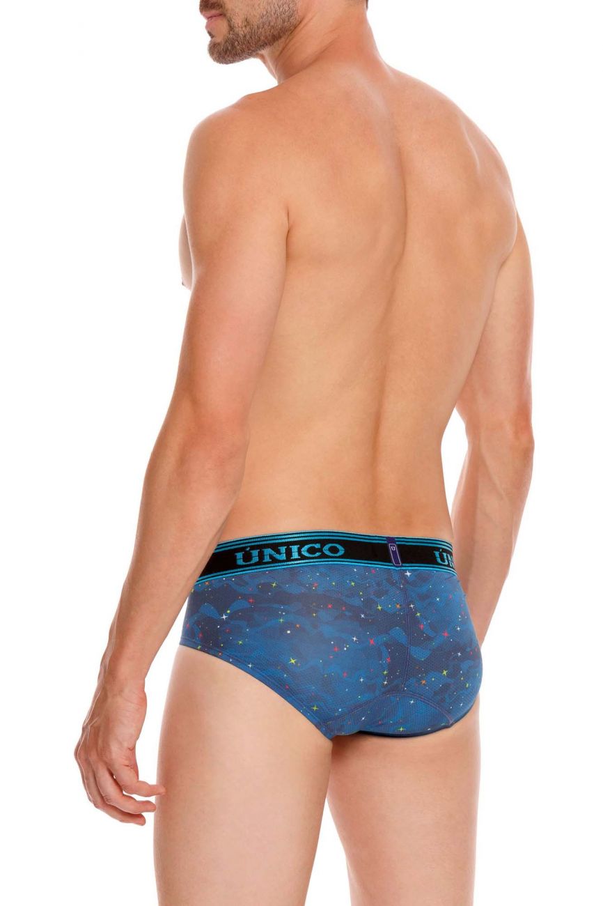 Unico 22040201106 Aloe Briefs Blue Printed