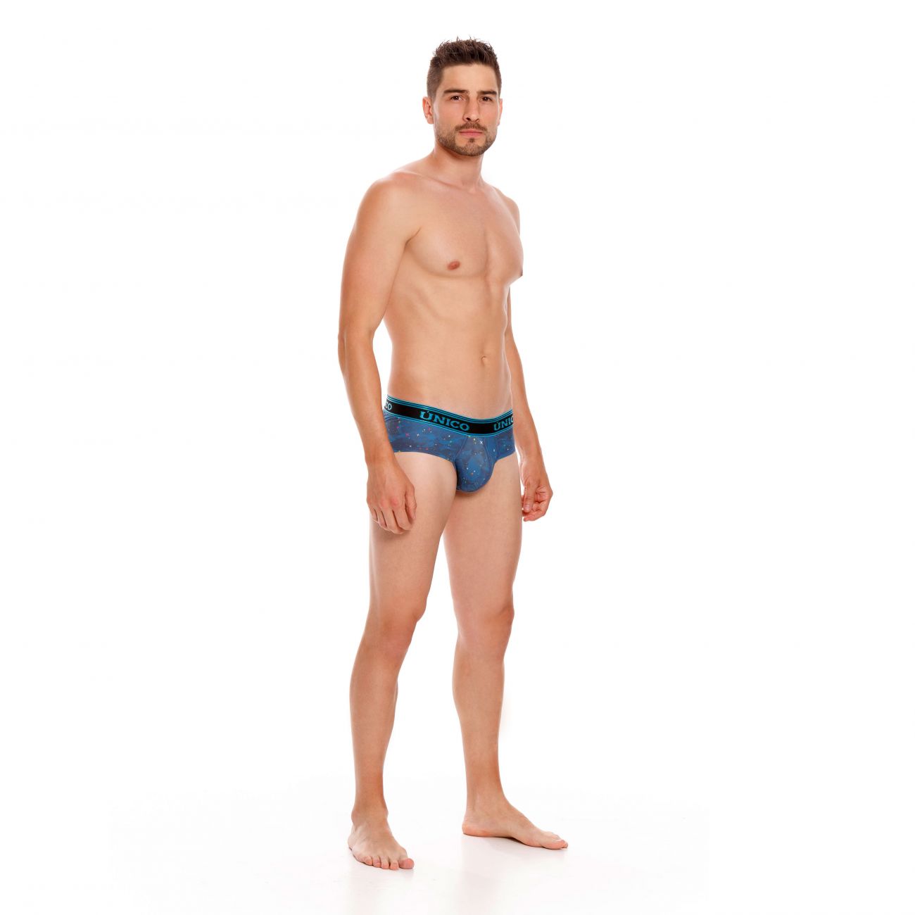 Unico 22040201106 Aloe Briefs Blue Printed