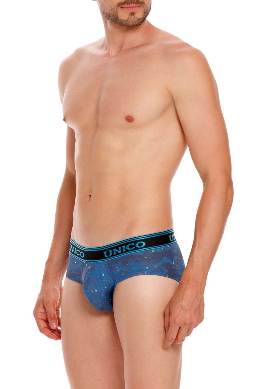 Unico 22040201106 Aloe Briefs Blue Printed