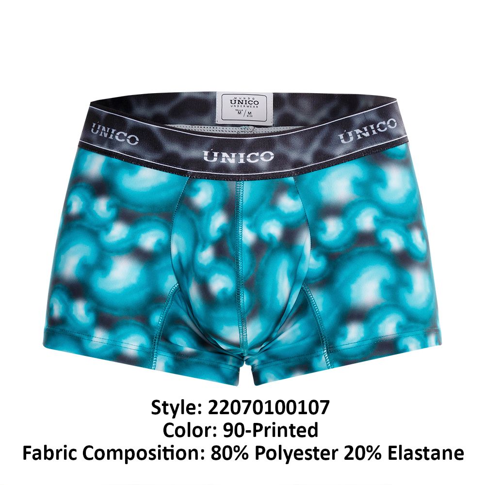 Unico 22070100107 Utopia Trunk Turquoise Printed