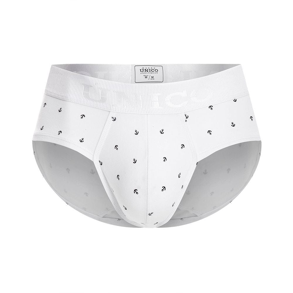 Unico 22110201101 Naviero Briefs White Plus Sizes