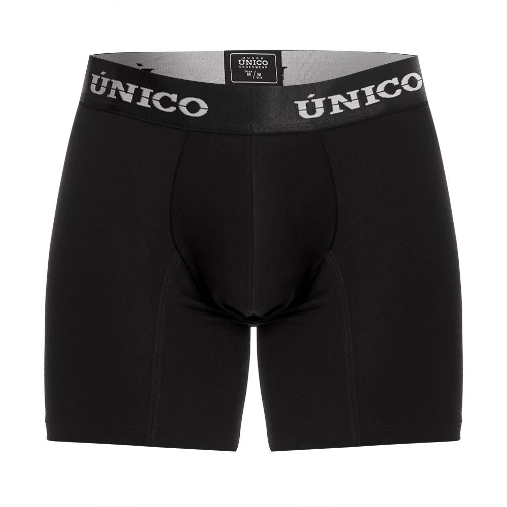 Unico 22120100203 Intenso A22 Boxer Briefs Black Plus Sizes