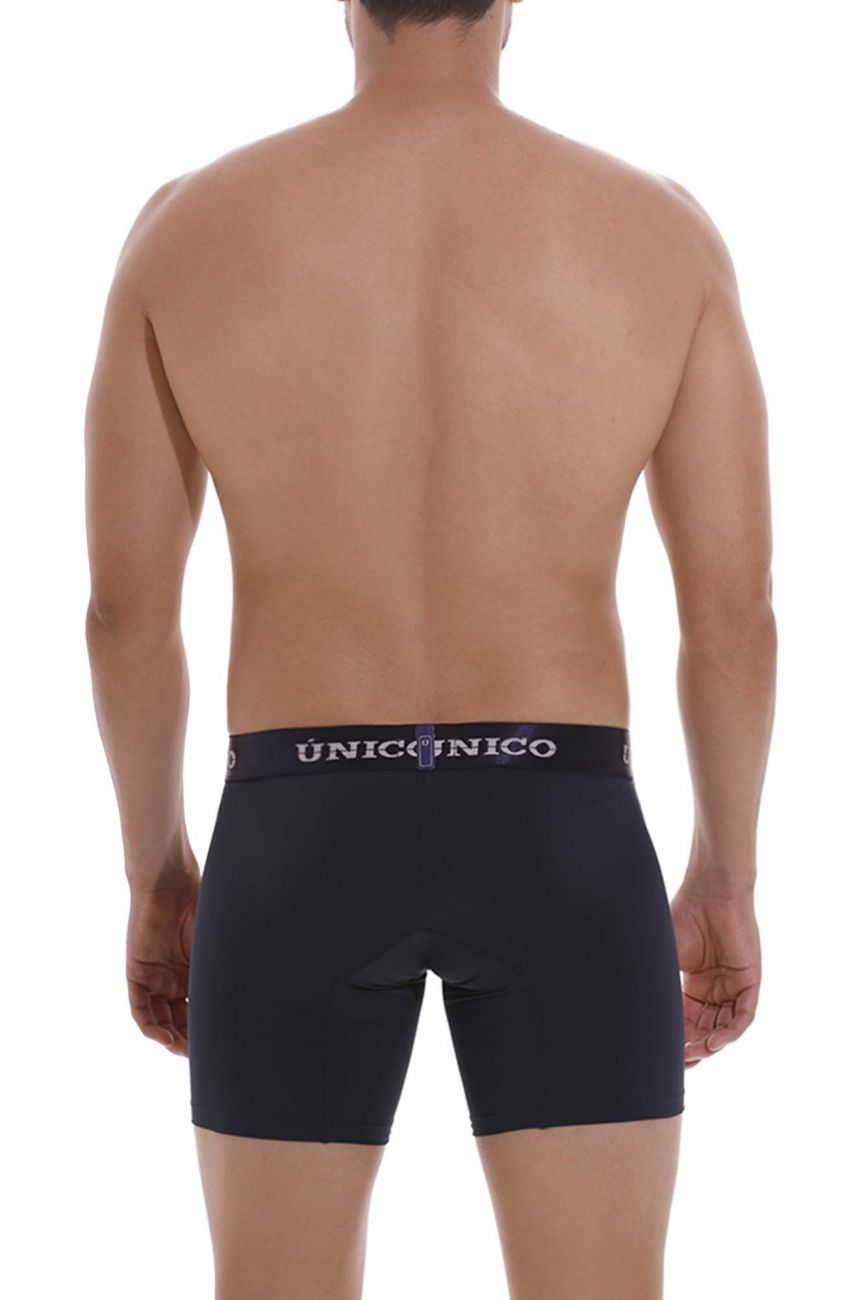 Unico 22120100206 Profundo M22 Boxer Briefs Dark Blue Plus Sizes