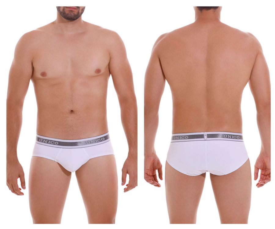 Unico 22120201109 Lustre A22 Briefs White Plus Sizes