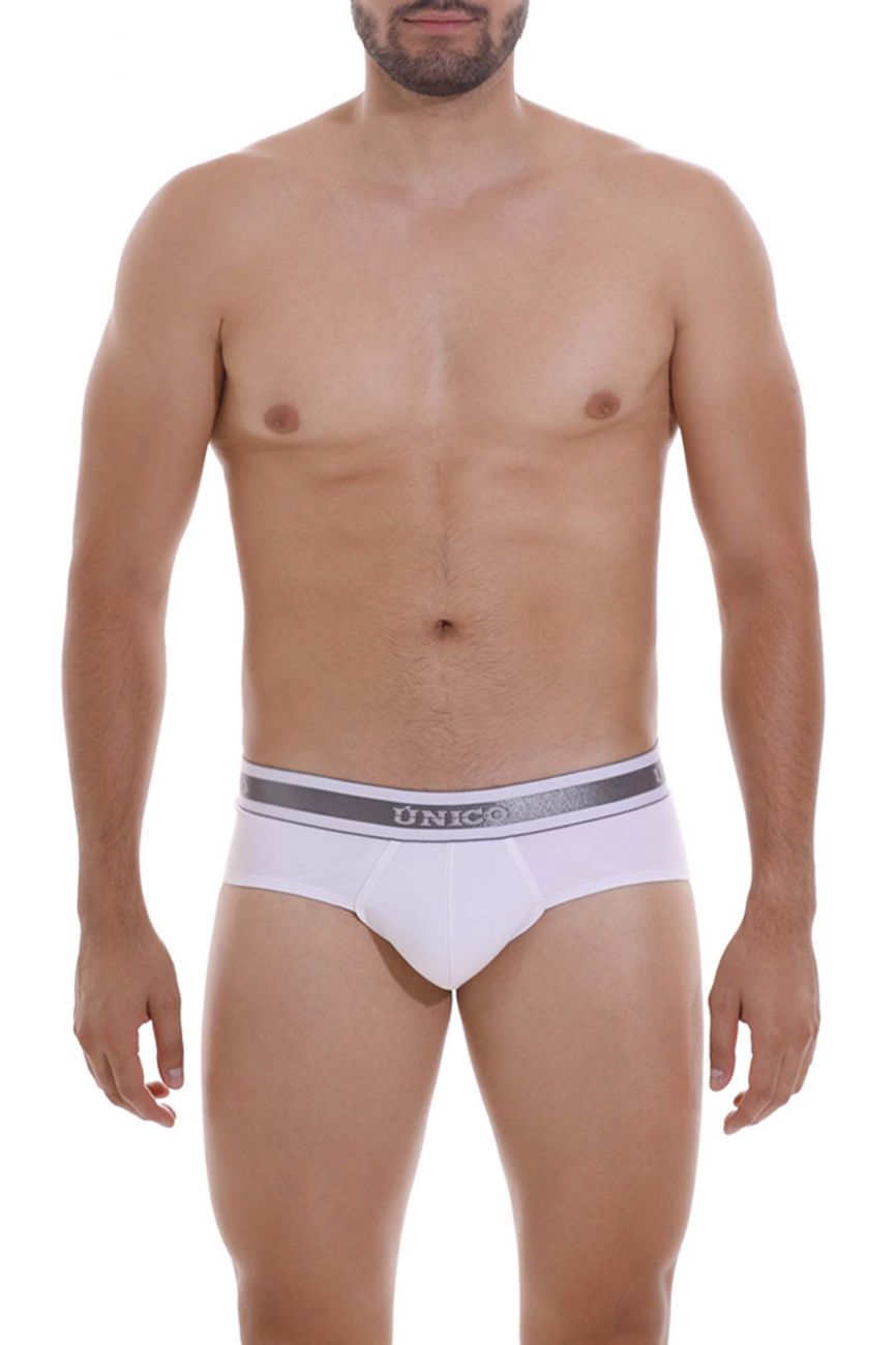 Unico 22120201112 Lustre M22 Briefs White Plus Sizes