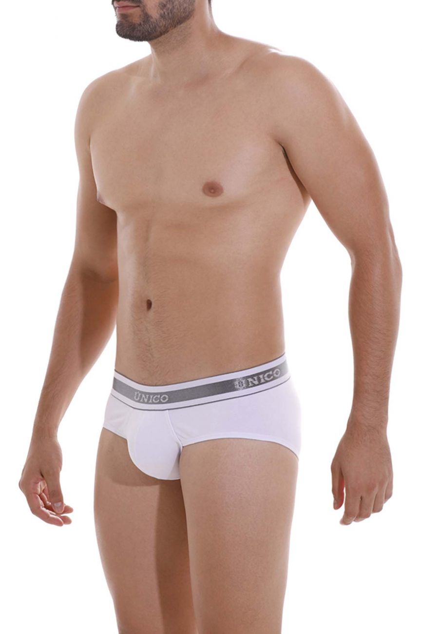 Unico 22120201112 Lustre M22 Briefs White Plus Sizes