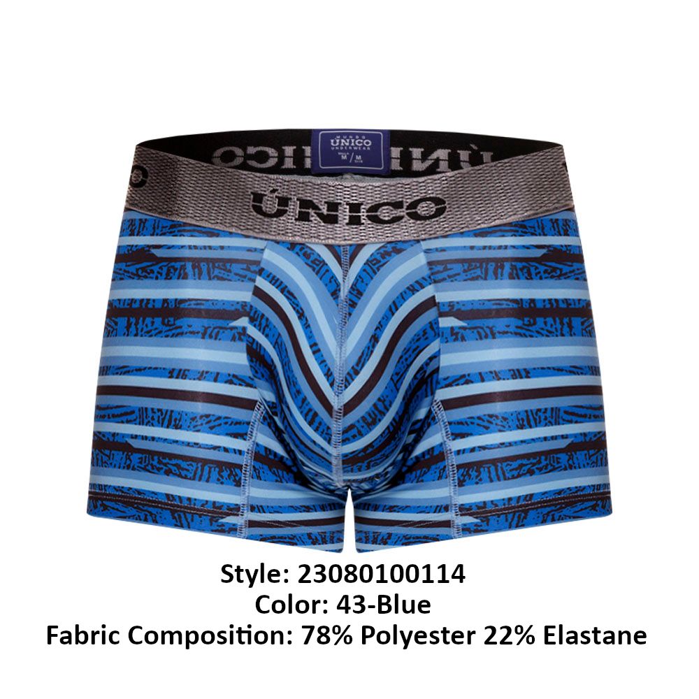 Unico 23080100114 Rayado Trunks Blue