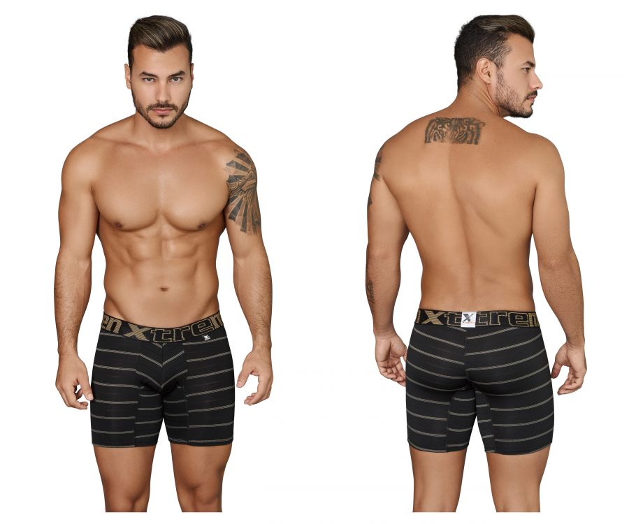 Xtremen 51417 Boxer Briefs Microfiber Stripes