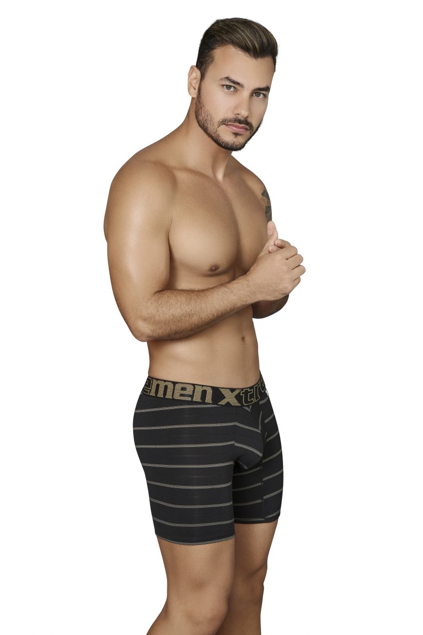 Xtremen 51417 Boxer Briefs Microfiber Stripes