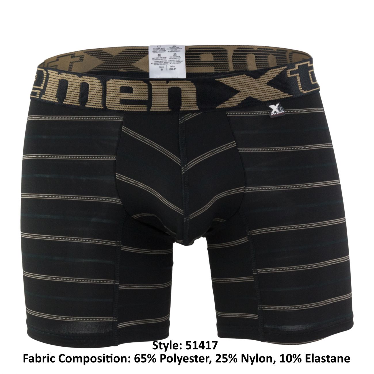 Xtremen 51417 Boxer Briefs Microfiber Stripes