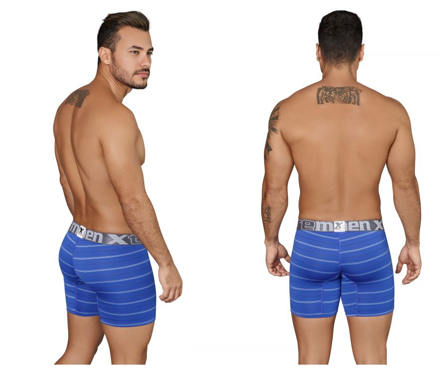 Xtremen 51417 Boxer Briefs Microfiber Stripes
