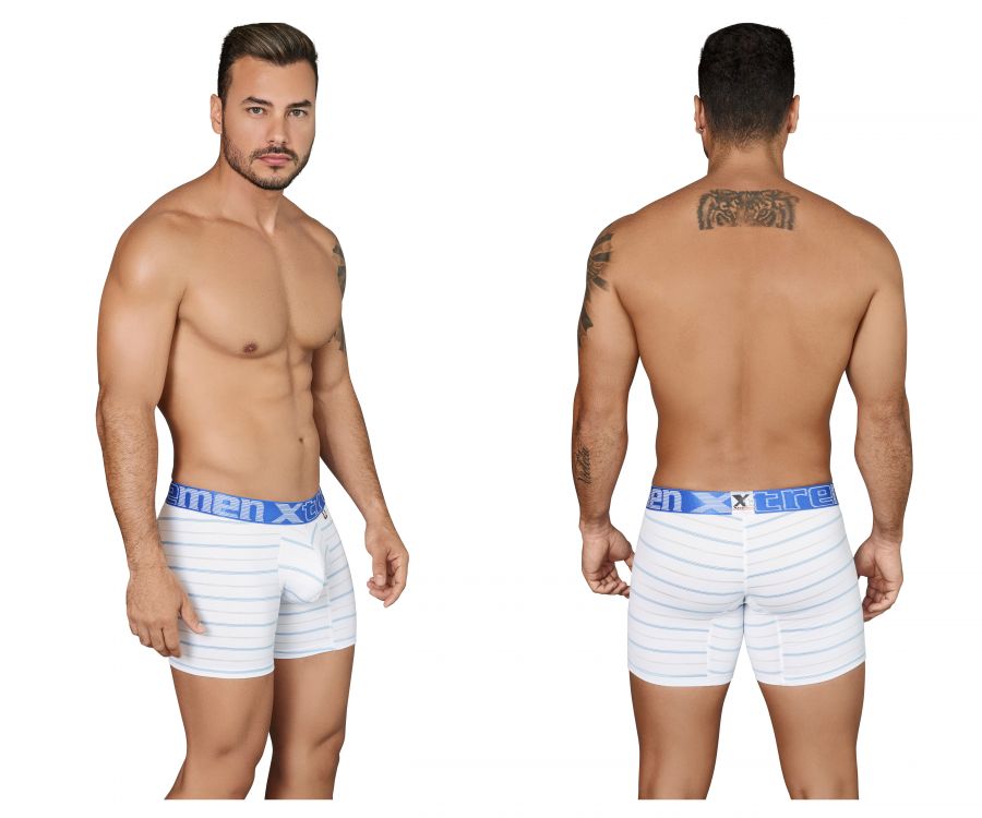 Xtremen 51417 Boxer Briefs Microfiber Stripes