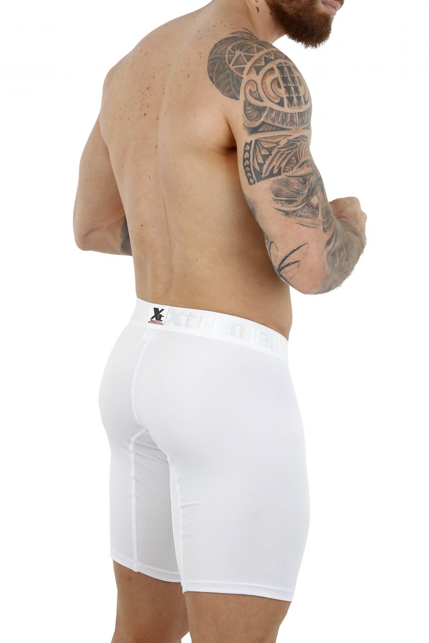 Xtremen 51471 Microfiber Boxer Briefs White