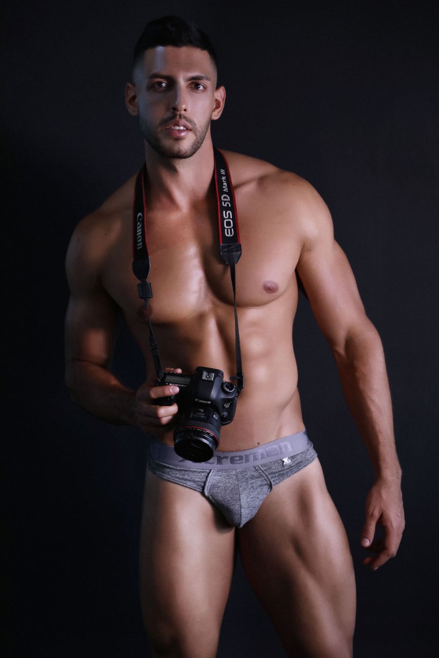Xtremen 91031-3 3PK Piping Thongs Black White Gray