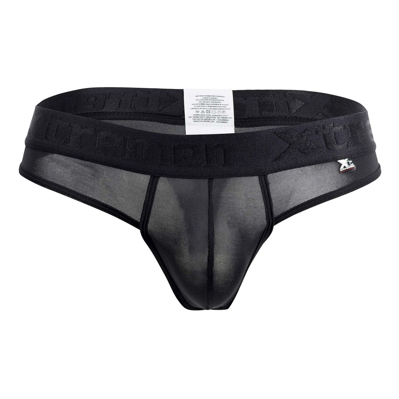 Xtremen 91031-3 3PK Piping Thongs Black