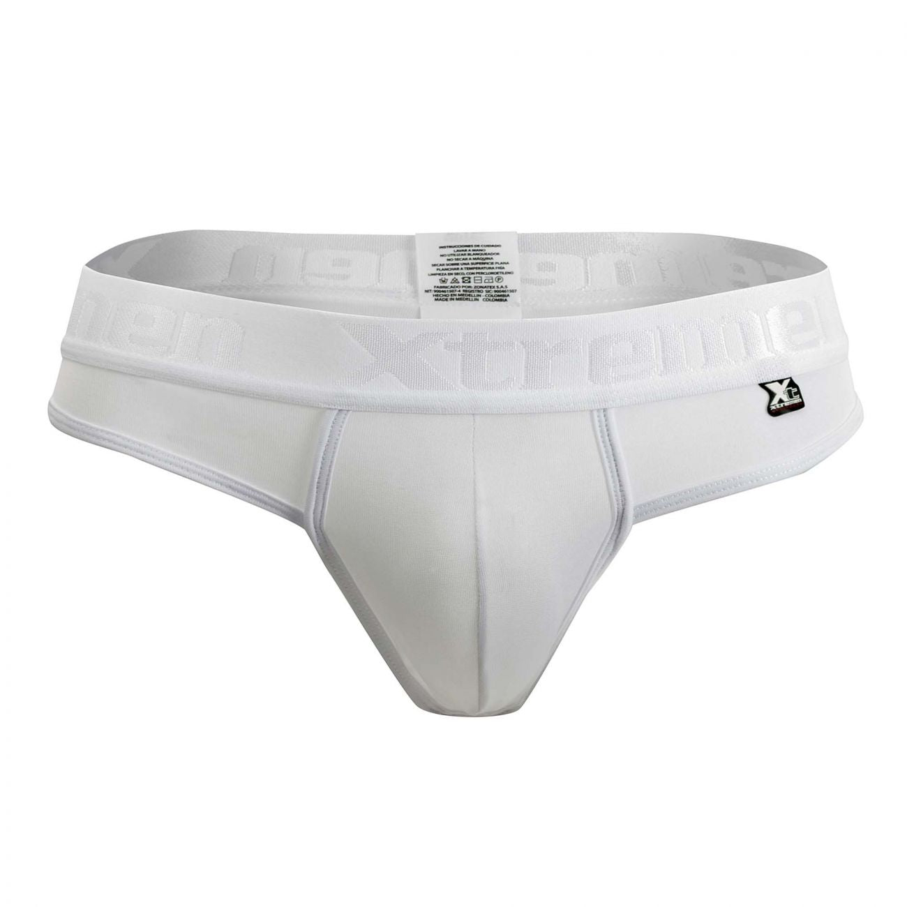 Xtremen 91031-3 3PK Piping Thongs Black White Gray