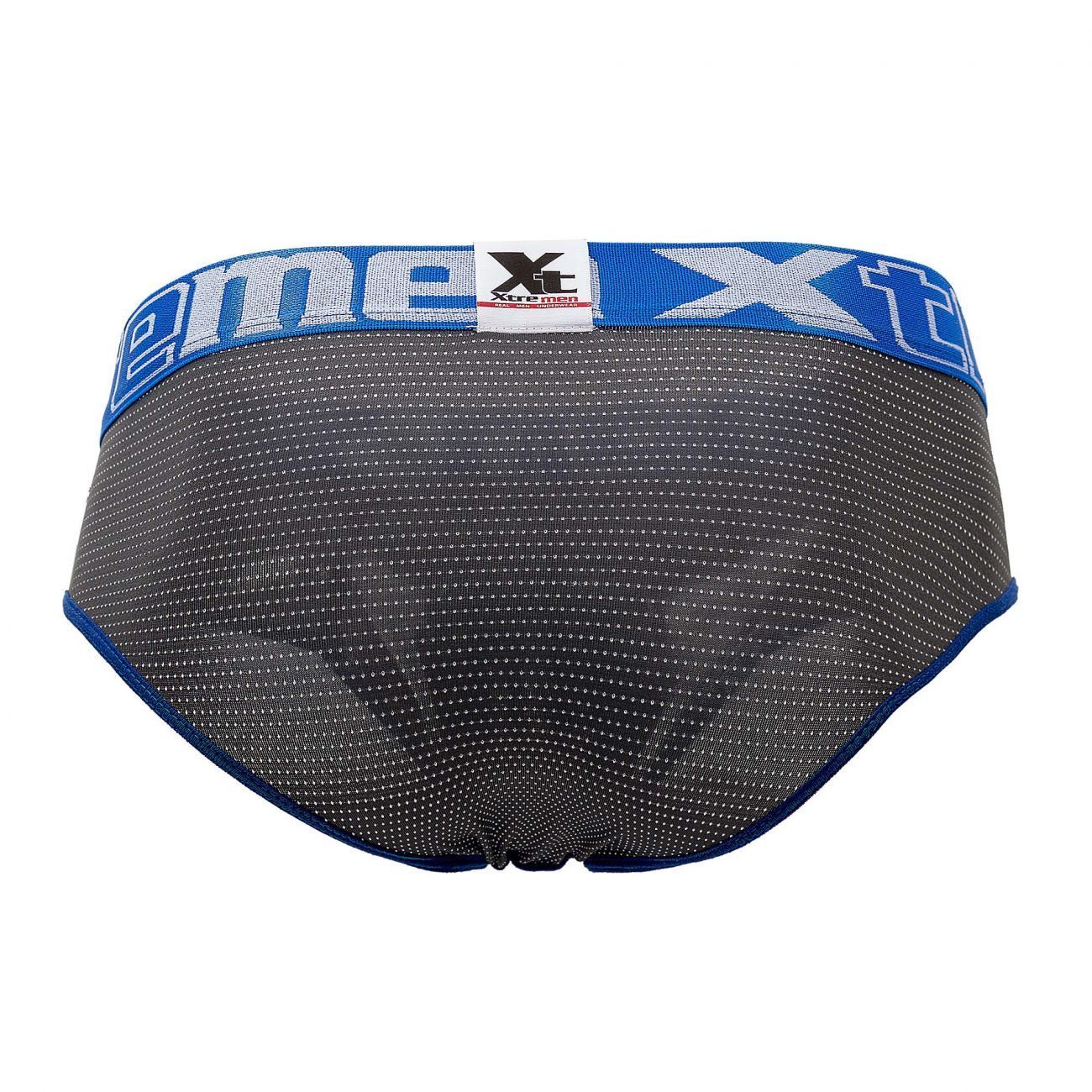 Xtremen 91062 Athletic Piping Briefs Gray