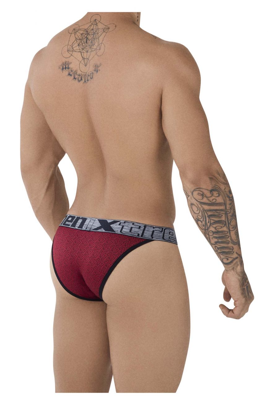 Xtremen 91081 Microfiber Jacquard Bikini Red