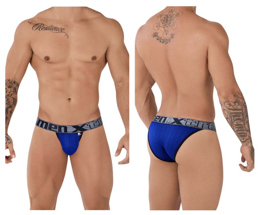 Xtremen 91081 Microfiber Jacquard Bikini Royal