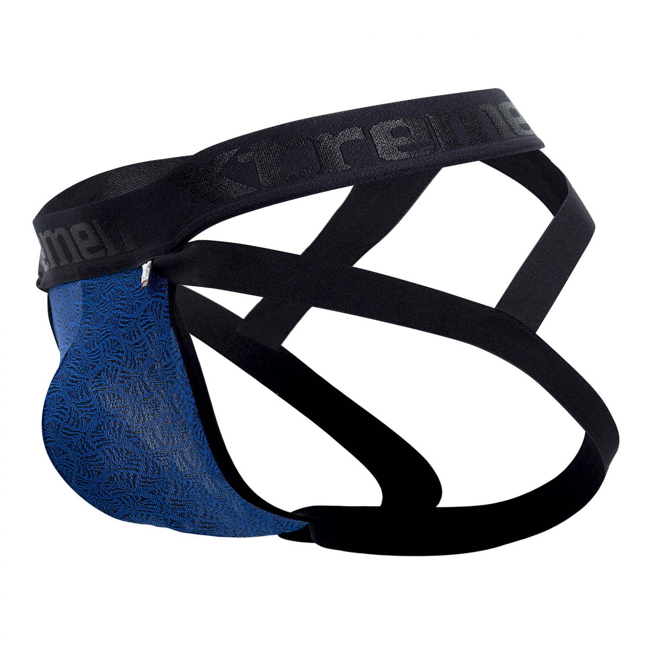 Xtremen 91085 Microfiber Jacquard Jockstrap Royal