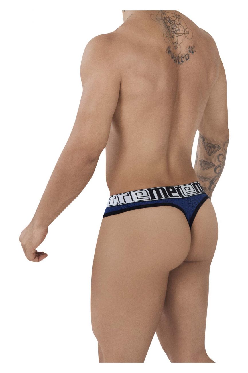Xtremen 91087 Microfiber Jacquard Thongs Blue