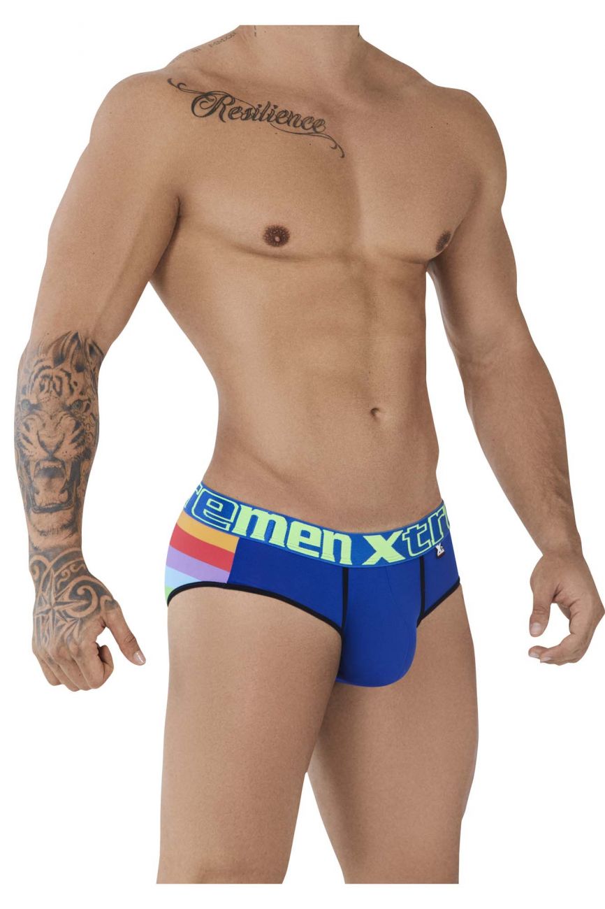 Xtremen 91088 Microfiber Pride Briefs Turquoise