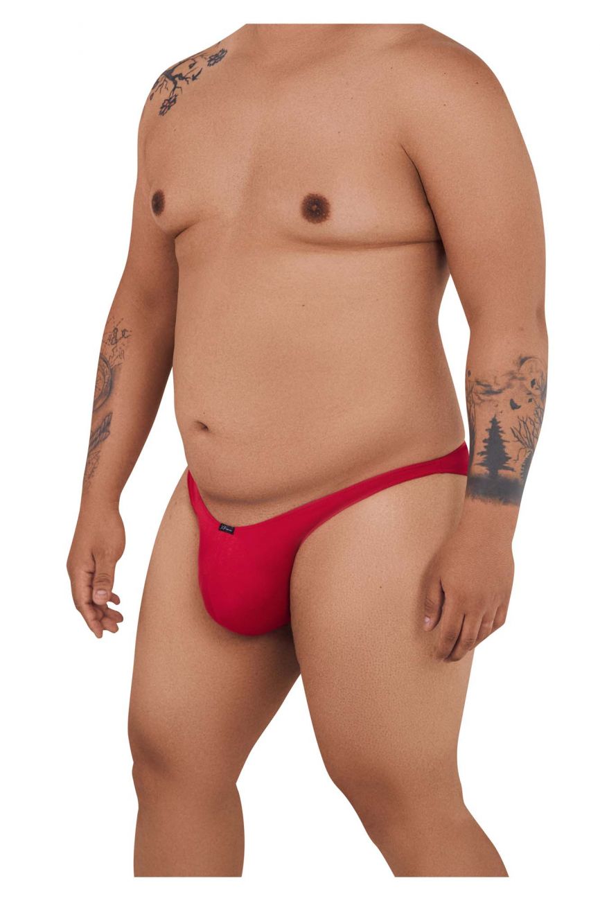 Xtremen 91093X Microfiber Bikini Red Plus Sizes
