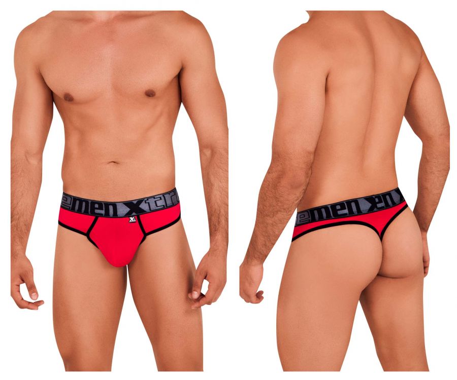Xtremen 91094 Microfiber Thongs Red