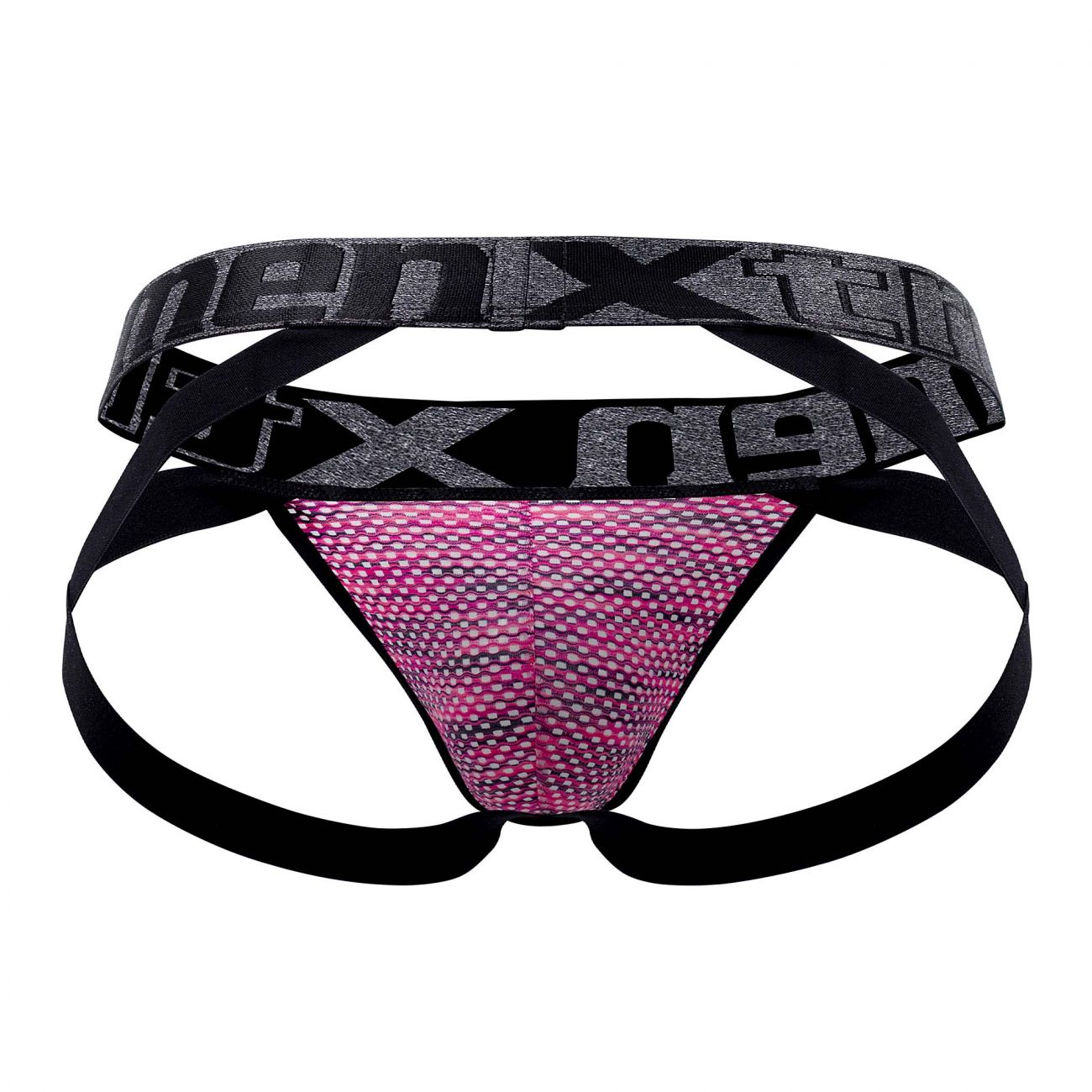 Xtremen 91099 Microfiber Mesh Jockstrap Pink