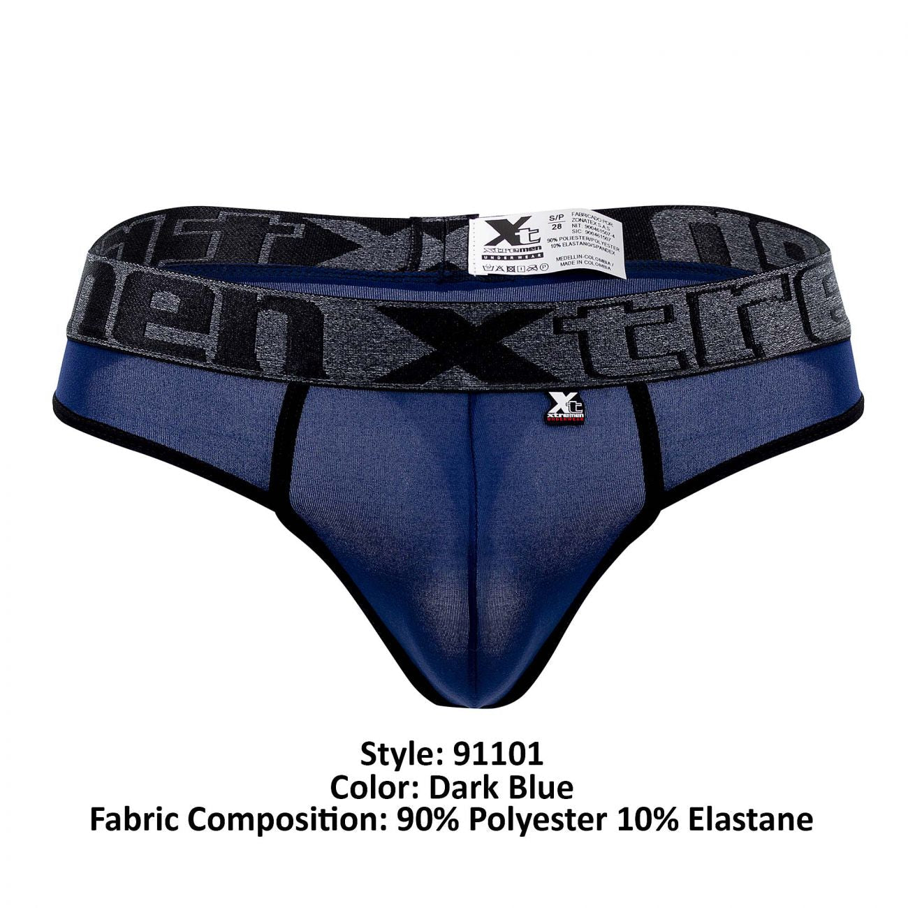 Xtremen 91101 Microfiber Thongs Dark Blue